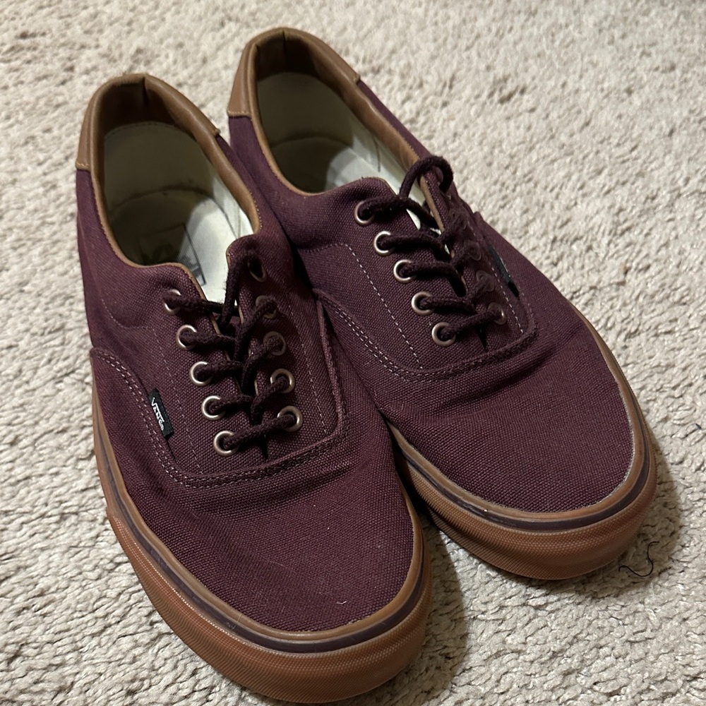 Vans Maroon Era Sneakers